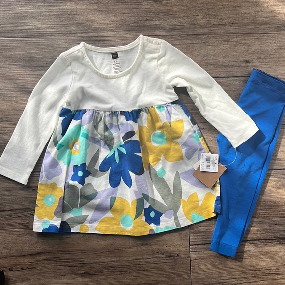 Tea Collection Other - NEW Baby girl Tea Collection outfit